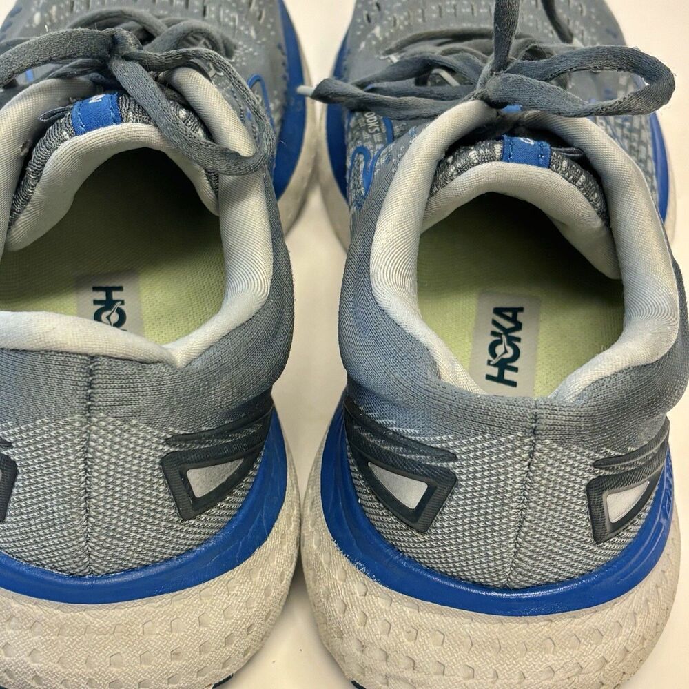 Brooks Mens Glycerin 19 1103561D095 Gray Blue Running Shoes Sneakers Size 8 - Picture 10 of 11